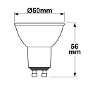 ISOLED LEDspot PAR16 3-STEP DIM 60° prismatisch PAR16 helder GU10 5,5W 460lm 3000K 60° CRI 90-100