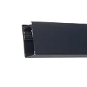 opbouwrail TRACK48 SURFACE 4-polig, magnetische montage, zwart