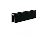 inbouwrail TRACK48 RECESSED 4-polig, magnetische montage, zwart