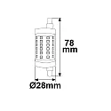 ISOLED LED linear lamp R7s 78mm 840 DIM clear 7,5W 78-850lm 4000K 360° CRI 80-89 dimmable