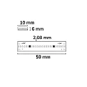 ISOLED Volledig gesiliconiseerde ledstrip HT940 COB / HIGH TEMPERATURE 100°C 2-polig wit