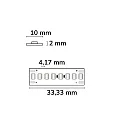 ISOLED LED Stripe HEQ930 HIGH BRIGHT 240LED/M 140LM/W 2-polig wit