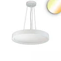 pendant luminaire COLOR SWITCH ROUND - Ø 60CM CCT Switch, UGR < 19, multipower IP42, white dimmable