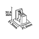 ISOLED 3-fase eindkap SURFACE (DALI) opbouwversie
