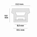 ISOLED Volledig gesiliconiseerde ledstrip NEONPRO RGB CUSTOM B13H10 - FOR TILE-PROFILE 4-polig, RGB wit