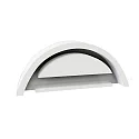 Eindkap COVER69 T5/T8 met omslag, zonder kabelopening, wit