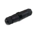 cable connector IP68, 6.5-11MM / 0.75-2.5MM², 250V 16A 2-pole, black
