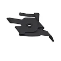 Montageklem 3PH-TRACK S1 / 24MM ODENWALD GRID, zwart