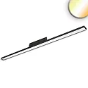 3-fase armatuur LINEAR 120CM (DALI) stijf, DALI aanstuurbaar, CCT Switch, prismatisch IP20, wit dimbaar