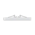 ISOLED Opbouw-/inbouwarmatuur FLEX PRO 235X235 CCT Switch, instelbaar IP44, wit dimbaar