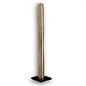Staande lamp WÜDSCHNAU HOIZ Tunable White, met aanraakdimmer IP20, hout, zwart dimbaar