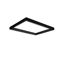 Stroomrail TRACK48 H50 / 59.2 X 89.2CM (EMTPTY FRAME) hoekig, zonder inzetstukken, zwart