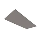 ACUOSTIC ABSORBER H25 / 59.2 X 150CM, grijs