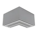 ISOLED L-connector LAMP40, zilver