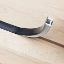 toebehoren Profiel omslag FLEX-COVER10 TWIST+BEND, opaal, zwart 500cm