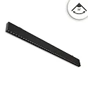 Hangarmatuur RASTER IP42, zwart dimbaar