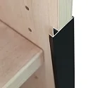 Rekrandprofiel FURNIT 10 SHELF, zwart