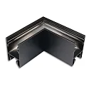 L-connector HALON 1-voudig, zwart