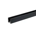curtain rail CURTAIN 10 ONE FLAT 1-fold, black