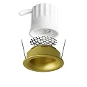 ISOLED Inbouwspot BACK32 rond, set terug IP20, goud dimbaar