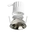 ISOLED Inbouwspot BACK32 rond, set terug IP20, rvs dimbaar