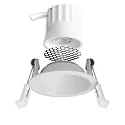 ISOLED Inbouwspot BACK45 rond, set terug IP20, wit dimbaar