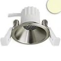 Inbouwspot BACK45 rond, set terug IP20, rvs dimbaar