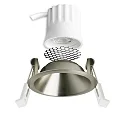 ISOLED Inbouwspot BACK45 rond, set terug IP20, rvs dimbaar