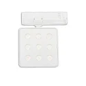ISOLED 3-fase Spot MATRIX ON-OFF vierkant, UGR < 19, schakelbaar, met Lensoptiek, cardanisch draaien IP20, wit 