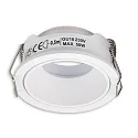 Inbouwframe MR11/GU10 MINI SPOT rond, wit