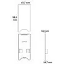 ISOLED Eindkap EC 120 HALON 2 stuks, met omslag, zwart