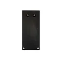 Eindkap EC130 CURTAIN 10 ONE HIGH 2 stuks, zwart