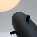 ISOLED Spotlight op rail TRACK48 SHAPE roteerbaar IP20, zwart dimbaar