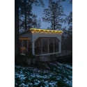 Konstsmide light chain GLOBE IP44 18 V 6W 2500K CRI 80 980cm, white 