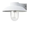 Konstsmide Wandarmatuur voor buitenshuis MANI E27 IP44, transparant, wit