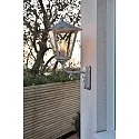 Konstsmide Wandarmatuur voor buitenshuis BENU E27 IP23, rookkleuren, staal