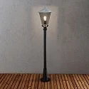 Padverlichting BENU E27 IP23, rookkleuren, staal