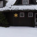 Konstsmide Buitenlamp SCHNEEFLOCKE IP44, wit dimbaar