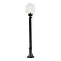 Padverlichting ORION E27 IP44, zwart, transparant
