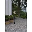 Padverlichting ORION E27 IP44, zwart, transparant