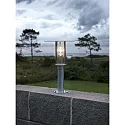 Konstsmide Armatuur met grondpen MODE slagvast E27 IP54, staal, transparant
