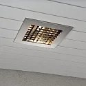 Konstsmide Plafondinbouwarmatuur ingebouwde versie E27 IP23, aluminium, rvs