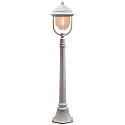 Path luminaire PARMA, E27 max. 75W, white aluminium / clear acrylic glass