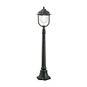 Path luminaire PARMA, E27 max. 75W, green, aluminium / clear acrylic glass