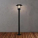 Padverlichting MODENA E27 IP23, zwart, transparant