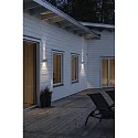 Konstsmide Wandarmatuur voor buitenshuis MODENA up down G9 IP44, transparant, wit