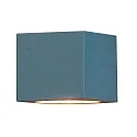 Wandarmatuur voor buitenshuis MODENA up down G9 IP44, grijs, transparant