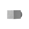 Konstsmide Wandarmatuur voor buitenshuis MODENA up down G9 IP44, grijs, transparant