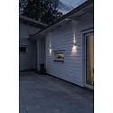 Konstsmide Wandarmatuur voor buitenshuis MODENA up down G9 IP44, transparant, wit