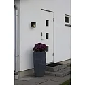 Konstsmide Wandarmatuur voor buitenshuis PISTOIA E27 IP54, zwart dimbaar